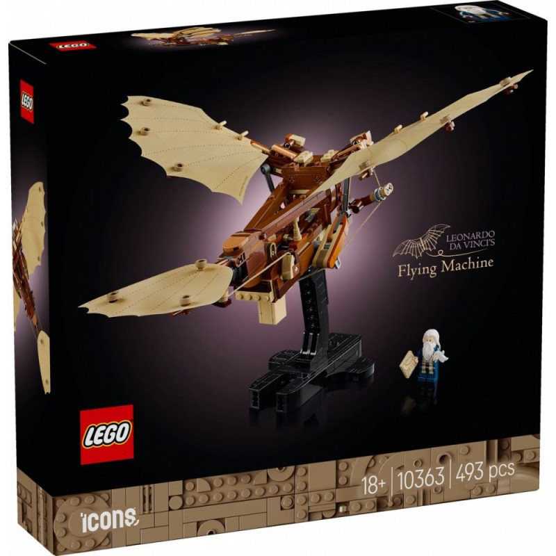 Lego Klocki icons 10363 maszyna latająca leonarda da vinci