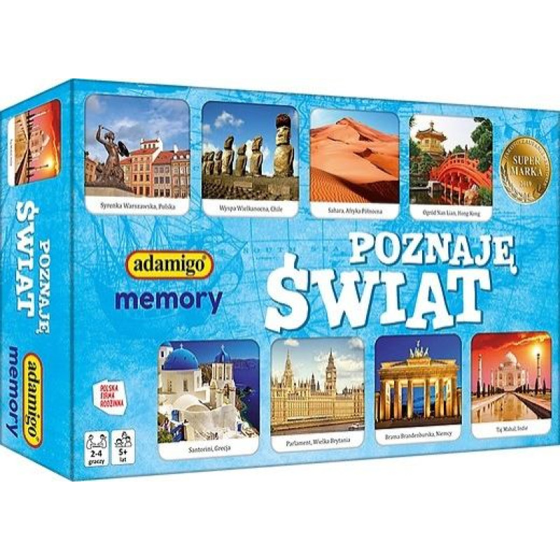 Adamigo Gra poznaję świat memory