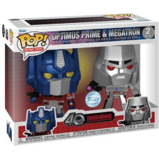 Funko Pop! 2-Pack Retro Toys: 40 Years Transformers - Optimus Prime  Megatron (Metallic) Vinyl Figures