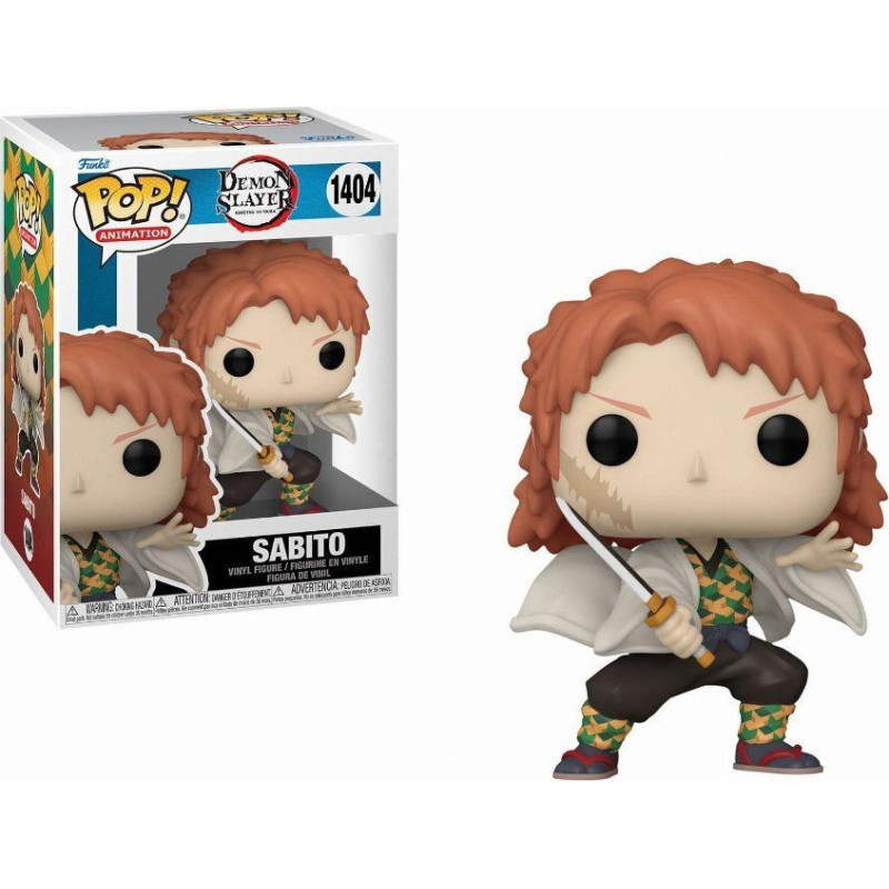 Funko Pop! Animation: Demon Slayer: Kimetsu No Yaiba - Sabito (No Mask) #1404 Vinyl Figure