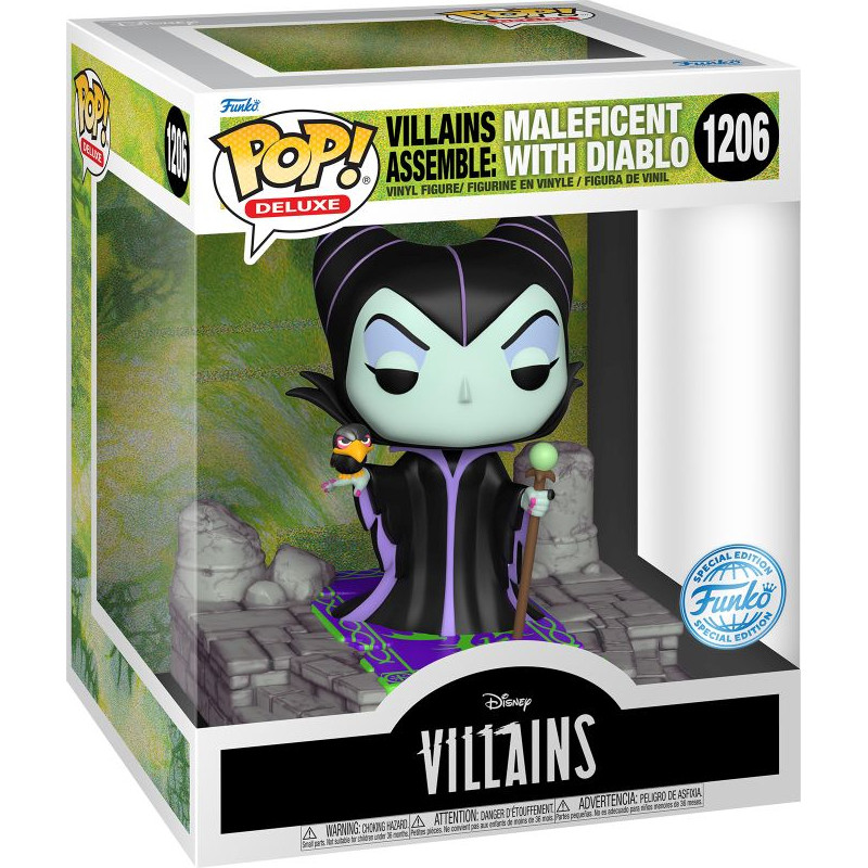 Funko Pop! Deluxe: Disney Villains - Assemble Maleficent with Diablo (Special Edition) #1206 Vinyl Figure