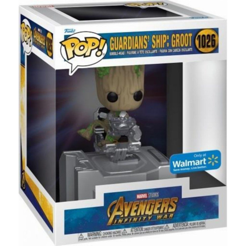 Funko Pop! Deluxe: Marvel Avengers Infinity War - Guardians Ship: Groot (Special Edition) #1026 Bobble-Head Vinyl Figure