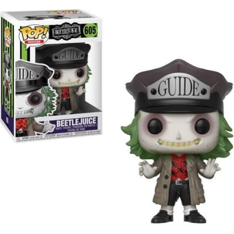 Funko Pop! Moves: Beetlejuice - Beetlejuice Guide with Hat #605 Vinyl Figure