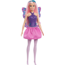 Mattel Barbie: Fairy Ballerina – Purple Dress & Pink Hair Doll (JKB62)