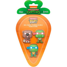 Funko 3-Pack Carrot Pocket Pop!: Teenage Mutant Ninja Turtles - Leonardo/Raphael/Splinter Vinyl Figures