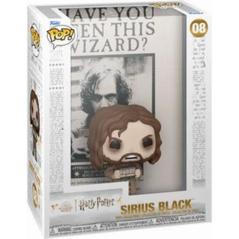 Funko Pop! Covers: Harry Potter Prisoner of Azkaban - Sirius Black with Poster #08 Vinyl Figure