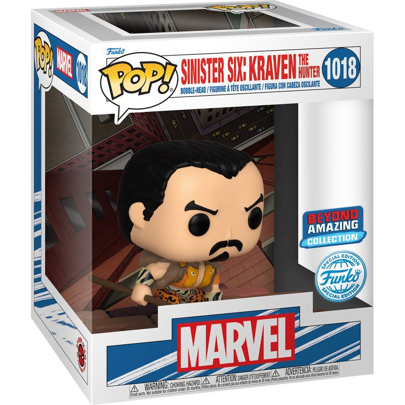 Funko Pop! Deluxe Marvel Comics: Beyond Amazing Collection - Sinister Six: Kraven The Hunter (Special Edition) #1018 Bobble-Head Vinyl Figure