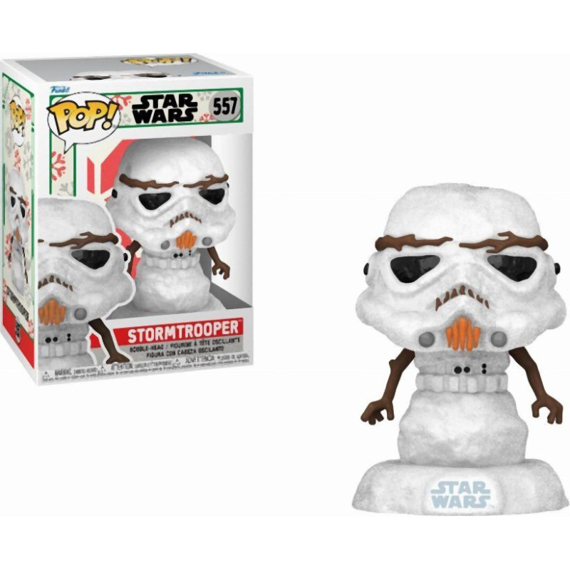 Funko Pop! Disney Star Wars: Holiday - Stormtrooper #557 Bobble-Head Vinyl Figure