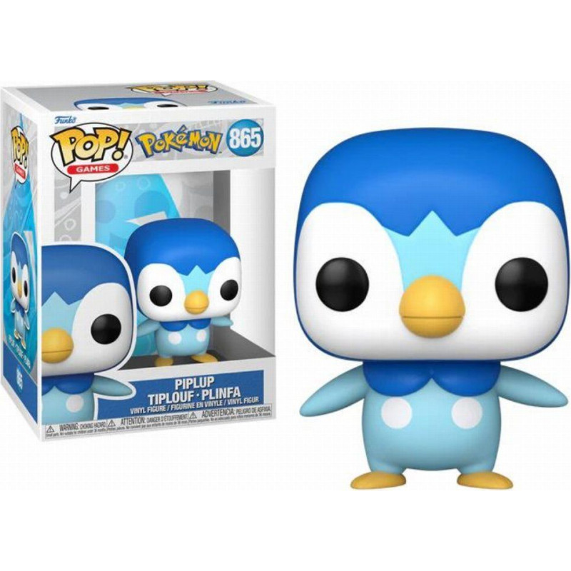 Funko Pop! Games: Pokemon - Piplup #865 Vinyl Figure