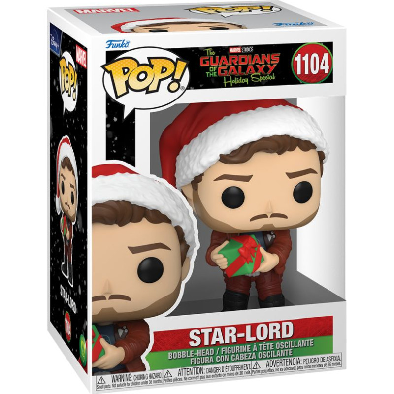 Funko Pop! Marvel: The Guardians of the Galaxy Holiday Special - Star-Lord #1104 Bobble-Head Vinyl Figure