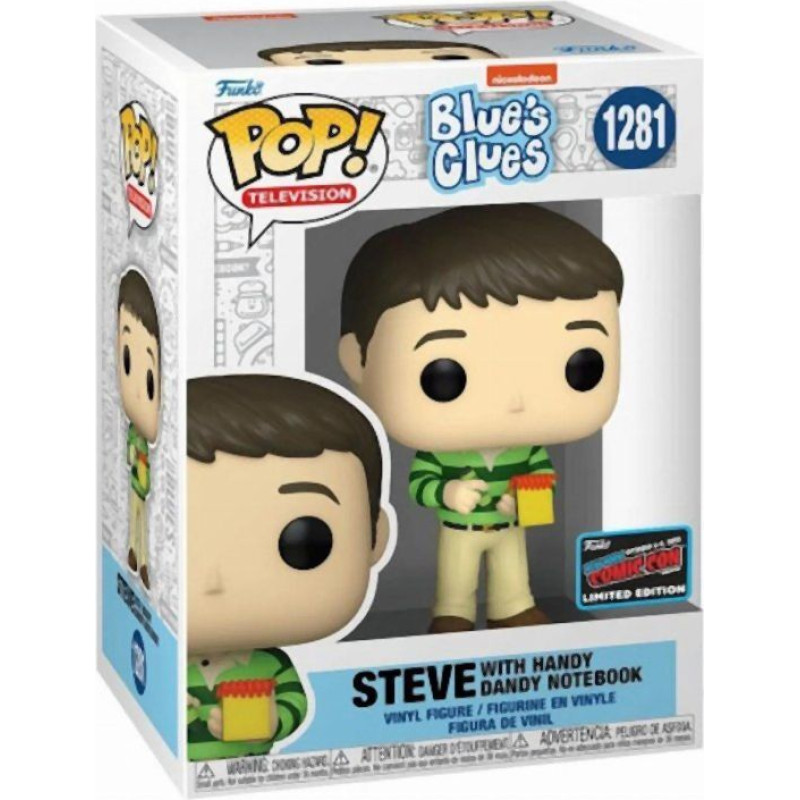 Funko Pop! Television: Blues Clues - Steve with Handy Dandy Notebook (Convention Limited Edition) #1281 Vinyl Figure