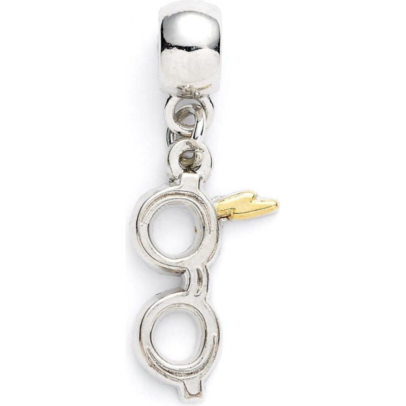 Carat Shop Harry Potter - Lightning Bolt with Glasses Slider Charm Silver (HP0176)