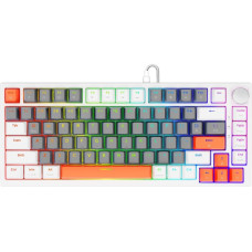 Savio klawiatura magnetyczna astral white outemu white jade rgb 3 kolory keycapów