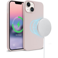 Crong Etui color cover magnetic iphone 14 / iphone 13 magsafe piaskowy róż