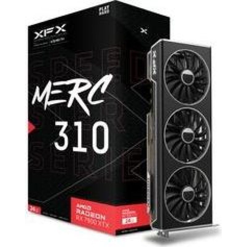 XFX Karta graficzna xfx radeon rx 7900 xtx speedster merc310 black gaming 24gb hdm 3 fan
