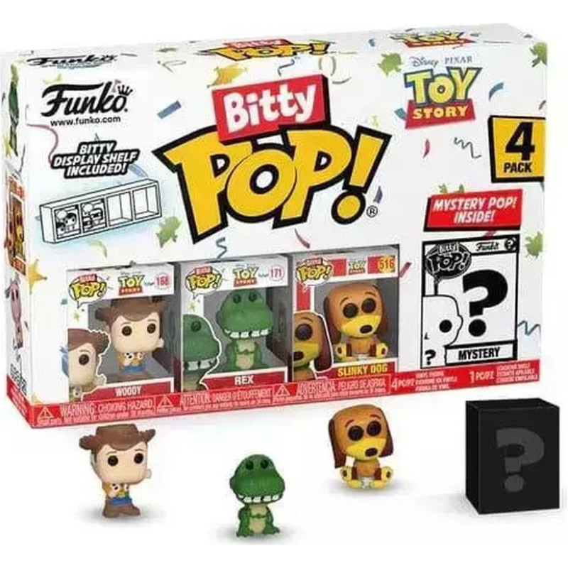 Funko Bitty Pop! 4-Pack: Disney Toy Story - Woody Vinyl Figures