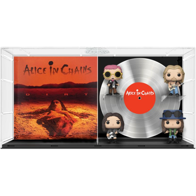 Funko Pop! Albums Deluxe: Alice in Chains - Layne Staley, Jerry Cantrell, Mike Starr, Sean Kinney (Dirt) #31 Vinyl Figures