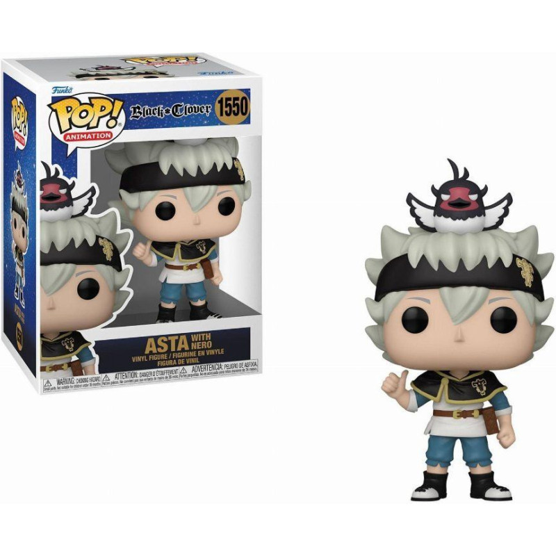 Funko Pop! Animation: Black Clover - Asta with Nero #1550 Vinyl Figure