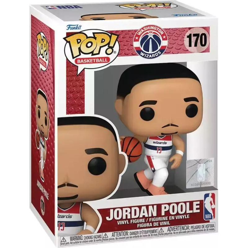 Funko Pop! Basketball NBA: Washington Wizards - Jordan Poole #170 Vinyl Figure