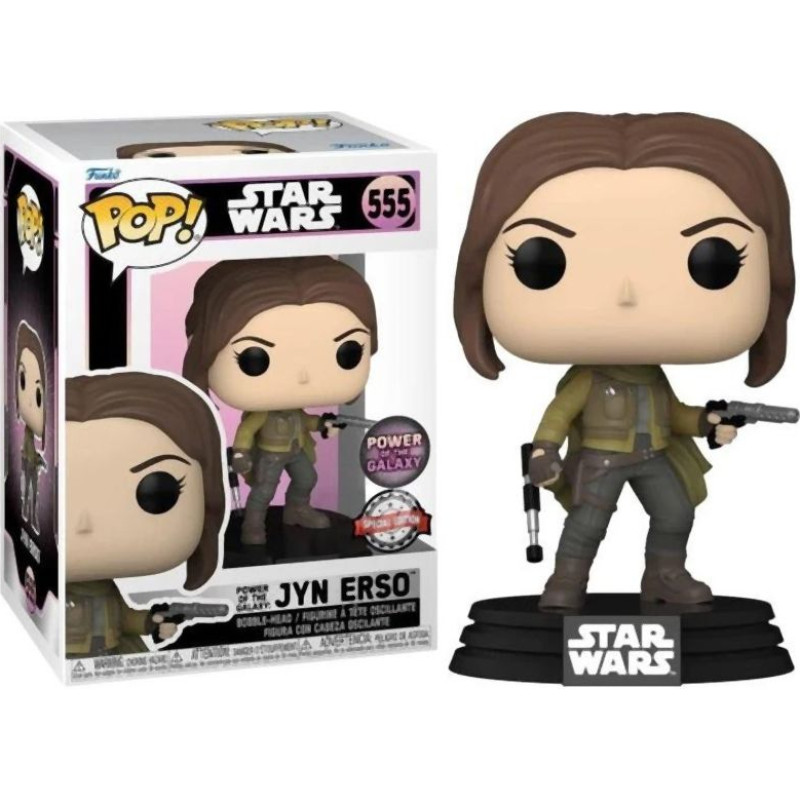 Funko Pop! Disney Star Wars: Power of the Galaxy - Jyn Erso (Special Edition) #555 Bobble-Head Vinyl Figure