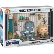 Funko Pop! Moment Deluxe: Marvel Avengers Endgame - Thor’s House (Miek / Korg / Thor) #05 Vinyl Figures