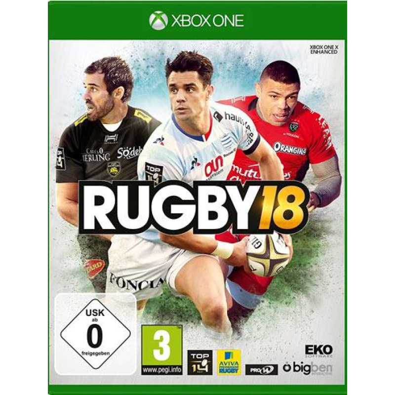 XBOX1 Rugby 18 Xbox One video spēle