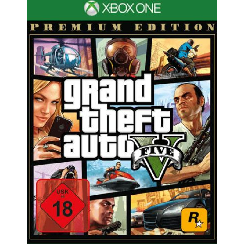 XBOX1 GTA Grand Theft Auto V (5) Premium Edition Xbox One video spēle