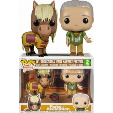 Funko Pop! 2-Pack Television: Parks and Recreation - Lil Sebastian  Jerry Harvest Festival (Special Edition) Vinyl Figures