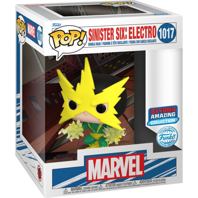 Funko Pop! Deluxe Marvel: Beyond Amazing - Sinister Six: Electro (Special Edition) #1017 Bobble-Head Vinyl Figure