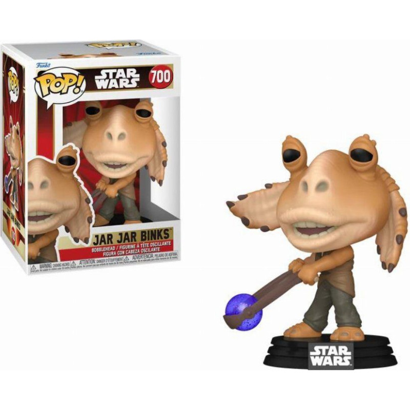 Funko Pop! Disney Star Wars: EP1 The Phantom Menace Anniversary - Jar Jar Binks with Booma Balls #700 Bobble-Head Vinyl Figure