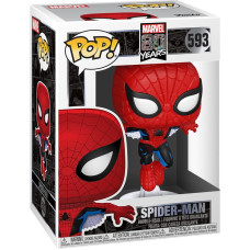 Funko Pop! Marvel 80 Years: Spider-Man (First Appearance) #593 Bobble-Head Vinyl Figure