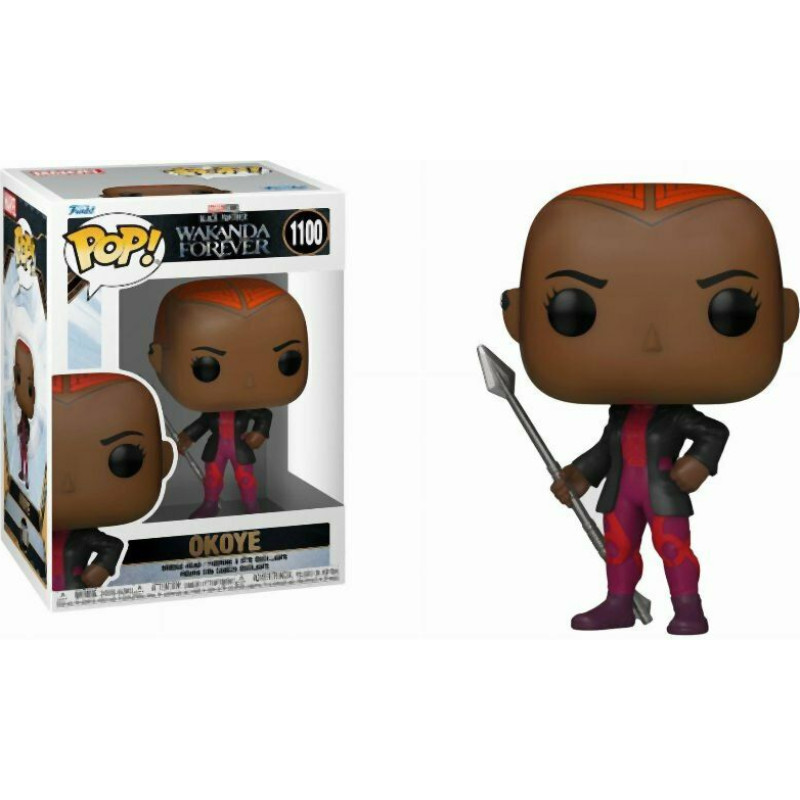 Funko Pop! Marvel: Black Panther Wakanda Forever - Okoye #1100 Bobble-Head Vinyl Figure