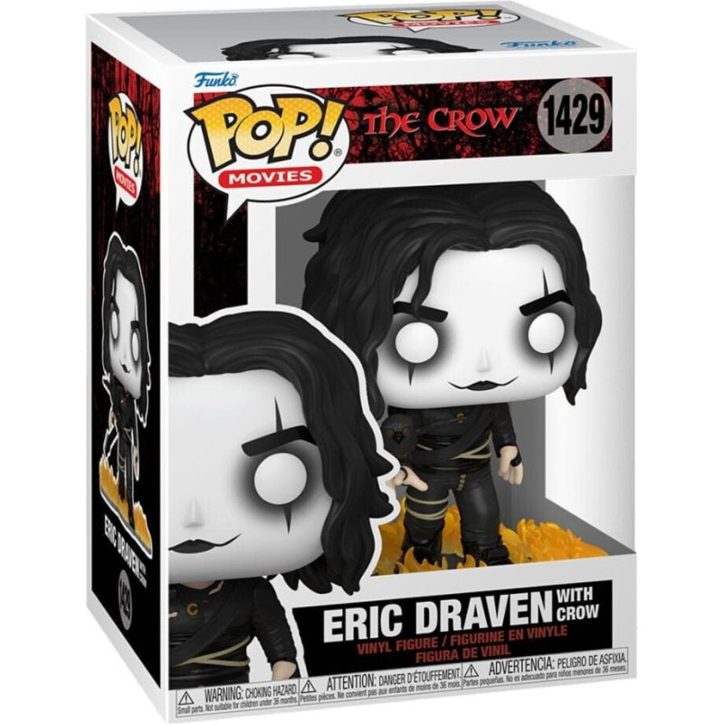 Funko Pop! Movies: The Crow - Eric Draven with Crow #1429 Vinyl Figure