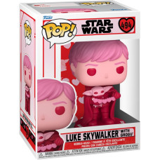 Funko Pop! Star Wars: Valentines S2 - Luke Skywalker with Grogu #494 Bobble-Head Vinyl Figure