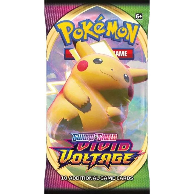 Pokemon TCG Sword & Shield 4 Vivid Voltage Booster Pack