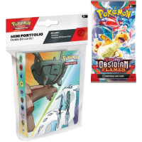 Pokemon TCG Scarlet & Violet 3 Obsidian Flames Booster Pack + Mini Portfolio