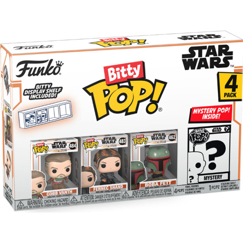 Funko Bitty Pop! 4-Pack Star Wars: The Mandalorian - Cobb Vanth Vinyl Figures