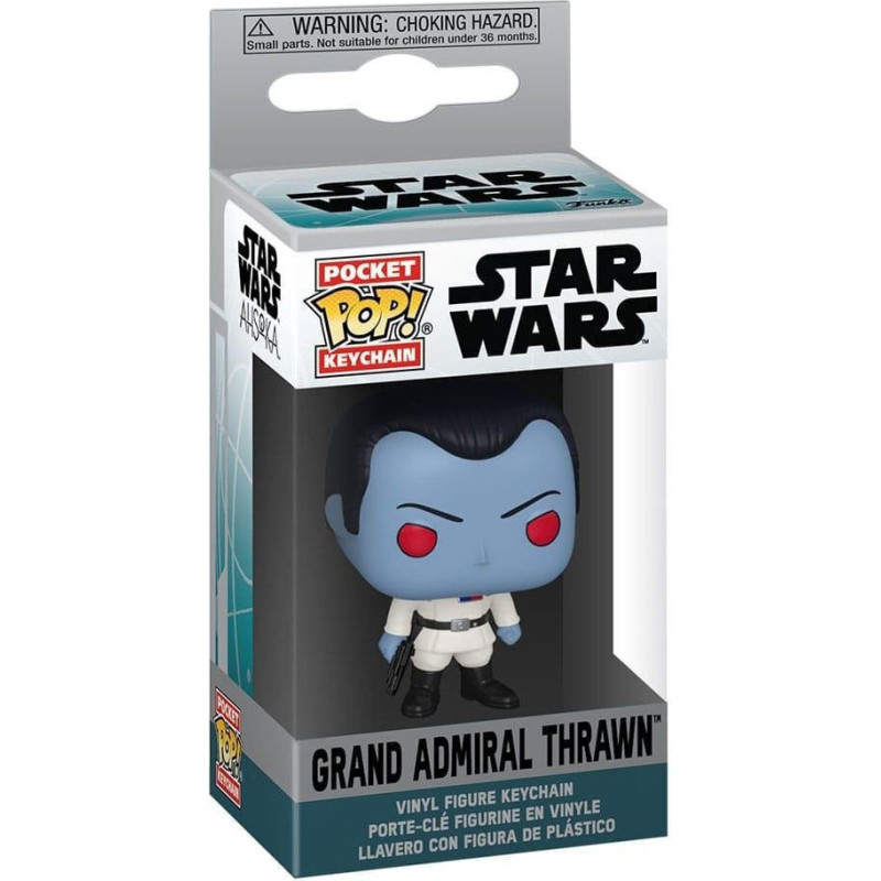 Funko Pocket Pop! Disney: Star Wars Ahsoka S2 - Grand Admiral Thrawn Vinyl Figure Keychain