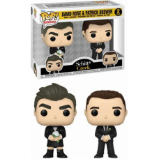 Funko Pop! 2-Pack Television: Schitts Creek S2 - David Rose  Patrick Brewer Vinyl Figures