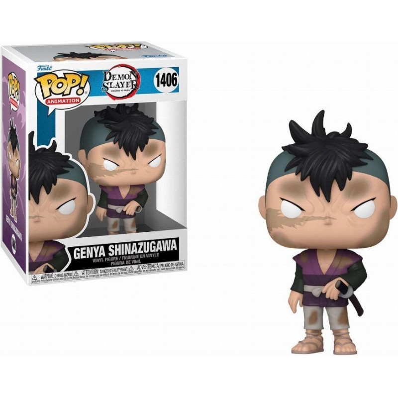 Funko Pop! Animation: Demon Slayer Kimetsu no Yaiba - Genya Shinazugawa #1406 Vinyl Figure