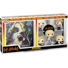 Funko Pop! Deluxe Albums: Def Leppard - Joe Elliott, Rick Allen, Rick Savage, Steve Clark  Phil Collen (Hysteria Tour 1987) (Special Edition) #37 Vinyl Figure