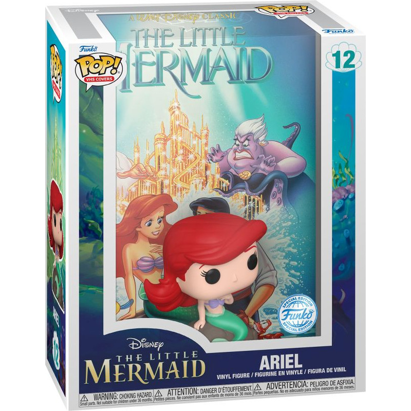 Funko Pop! Disney VHS Covers: The Little Mermaid - Ariel (Amazon Exclusive) #12 Vinyl Figure