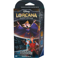 Disney Lorcana TCG Rise of the Floodborn TCG Starter Deck Amber & Sapphire