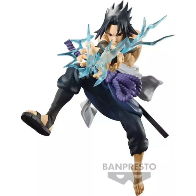 Banpresto Vibration Stars: Naruto Shippuden 20th Anniversary - Uchiha Sasuke (Ver.A) Statue (16cm) (88362)