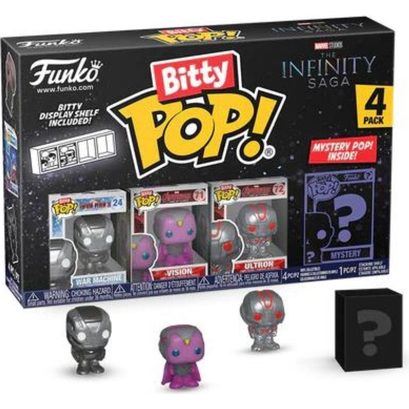 Funko Bitty Pop! 4-Pack: Marvel The Infinity Saga - War Machine Vinyl Figures