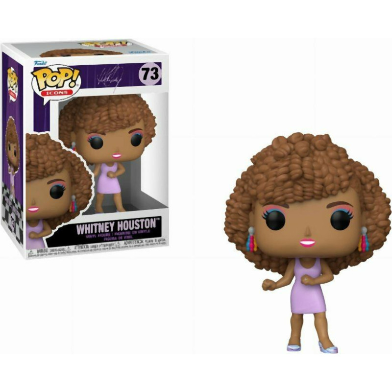 Funko Pop! Icons: Whitney - Whitney Houston (IWDWS) #73 Vinyl Figure