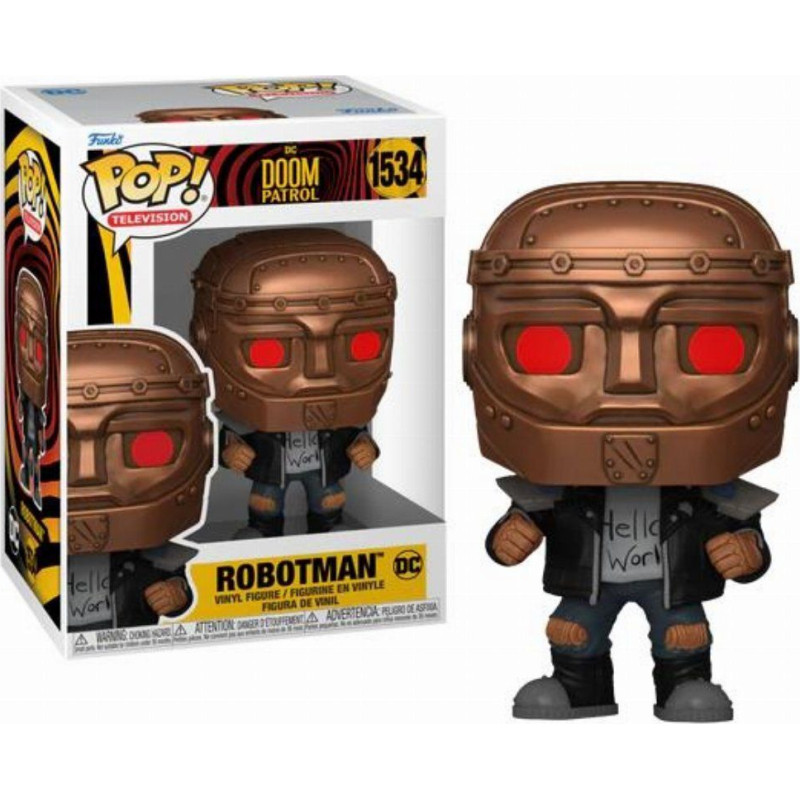 Funko Pop! Television: DC Doom Patrol - Robotman #1534 Vinyl Figure