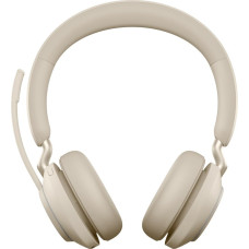 Jabra Słuchawki nauszne bezprzewodowe jabra evolve2 65 ms stereo link380c, beige