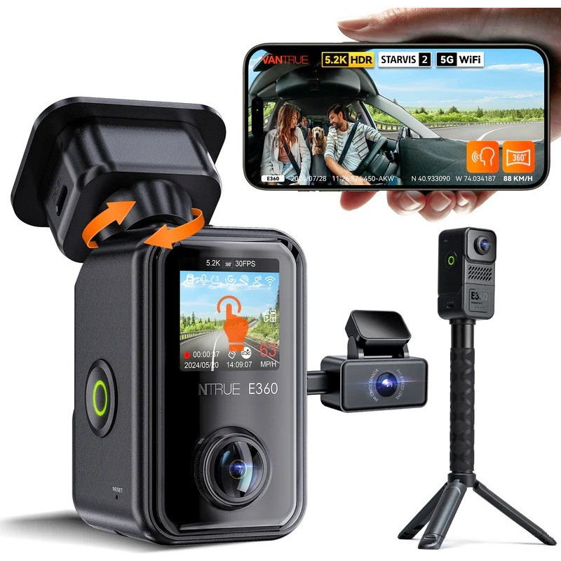 Vantrue Wideorejestrator vantrue e360 ace lte 3ch