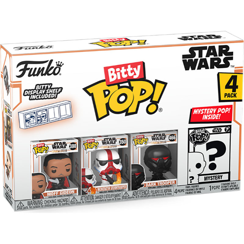 Funko Bitty Pop! 4-Pack Star Wars: The Mandalorian - Moff Gideon Vinyl Figures